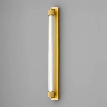 Lampička OLEV LED nástěnné světlo CHARMER, zlaté, kov/sklo, 2700 K, IP44 zlato - Doprava zdarma