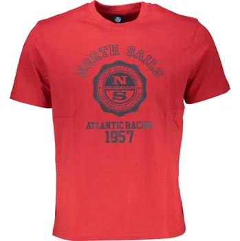 Pánské tričko Pánské triko NORTH SAILS s krátkým rukávem North Sails černá | červená 3358456