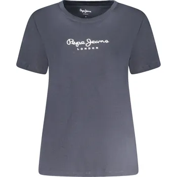 Dámské oblečení Dámské triko Pepe Jeans s krátkým rukávem Pepe Jeans modrá 3363771
