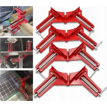 Svěrák 4X TRUHLÁŘSKÉ SVĚRKY ROHOVÉ UCHYCENÍ SVĚRÁK 75 MM HLINÍKOVÝ