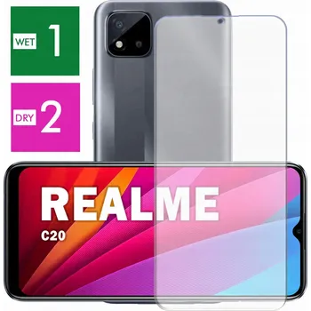 3x TVRZENÉ SKLO PRO REALME C20 OCHRANNÉ SKLO RYCHLÁ APLIKACE