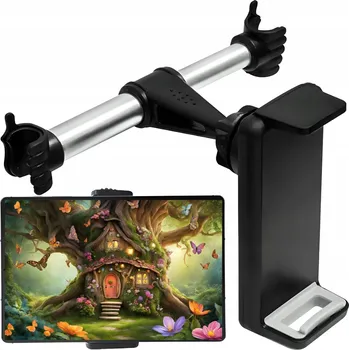 DRŽÁK NA TELEFON / TABLET UNIVERZÁLNÍ DO AUTA NA OPĚRKU HLAVY