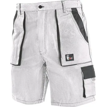 pracovní kraťasy LUXY TOMÁŠ šortky bílo-šedé