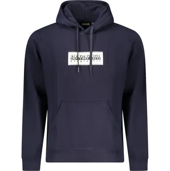 Pánská mikina Pánská mikina Napapijri s kapucí Napapijri modrá 3365449