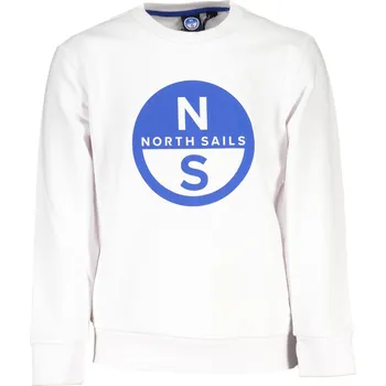 Pánská mikina Bílá mikina North Sails bez zipu North Sails modrá | bílá 3367163