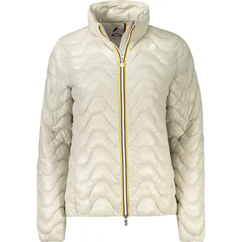 Dámská prošívaná bunda K-WAY K-Way krémová 3357748
