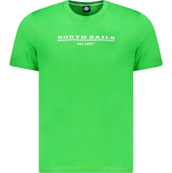 Pánské tričko Pánské triko NORTH SAILS zelené North Sails světle zelená 3362618