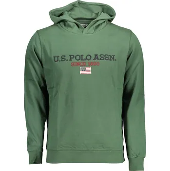 Pánská mikina Zelená mikina s kapucí US Polo US Polo Assn zelená 3368459
