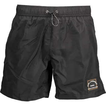 Pánské plavky Koupací kraťasy KARL LAGERFELD KARL LAGERFELD BEACHWEAR černá 3367944