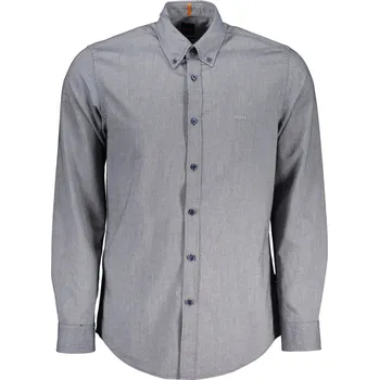 Pánská košile Pánská košile HUGO BOSS s dlouhým rukávem Boss modrá | šedá 3361174