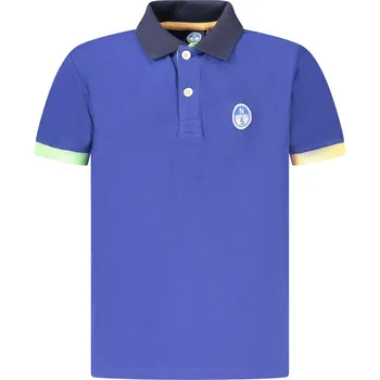 Chlapecké tričko Dětské modré polo triko s krátkým rukávem North Sails černá | modrá 3366225