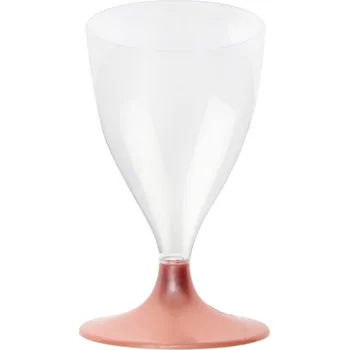 Party nádobí Santex Skleničky plastové Rose Gold 10 ks
