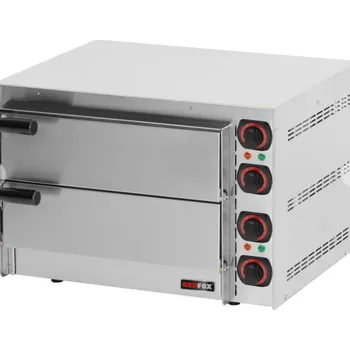 Pec na pizzu RM GASTRO Pizza pec snack dvoupatrová FP 66 R RedFox
