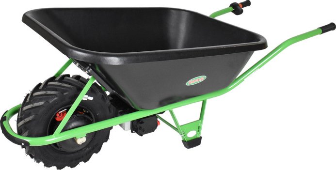 Motúčko STANDARD POWER - elektrické kolečko Standardní rám Plastová korba 120 l Pneumatika 16 cm
