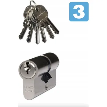 Vložka do dveří Richter bezpečnostní oboustranná cylindrická vložka ES.35/45.NI