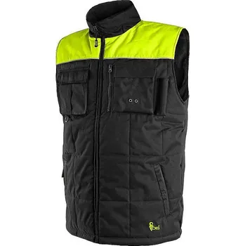 Pánská vesta SEATTLE vesta černo-žlutá zimní