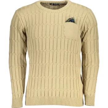 Pánský svetr Pánský béžový svetr US Grand Polo U.S. GRAND krémová 3366860