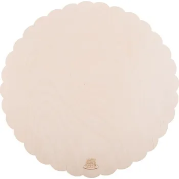Dřevěná podložka pod dort silná - 40 cm