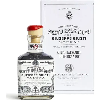 Ocet GIUSTI Modena 1605 Balzamikový ocet 1 SILVER MEDAL CUBICA 250 ml, Giusti