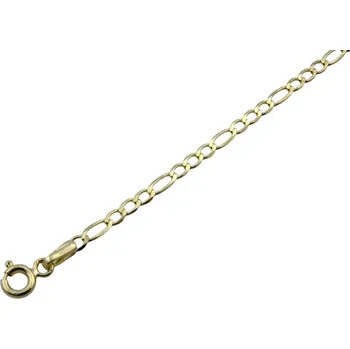 Oblečení a móda Zlatý 585/1000 náramek figaro 1007