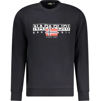Pánská mikina Černá mikina Napapijri bez zipu Napapijri černá 3360555