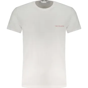 Pánské oblečení Pánské triko TRUSSARDI s krátkým rukávem Trussardi bílá 3357058