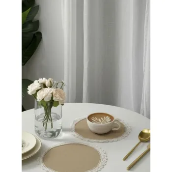 Stolování Sinsay - Sada 2&nbsp;prostírání - béžová - 083GK-08X - 083GK-08X-ONE