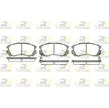 Brzdová destička Klocki hamulcowe 21482, 2403.02