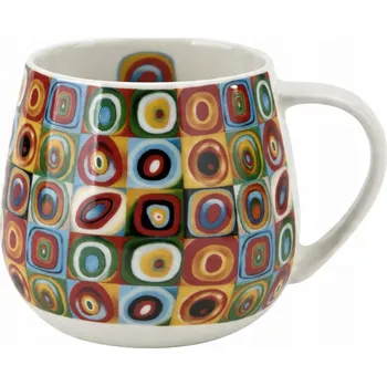 Hrnek Duo SQUARES WITH CIRCLES, W. Kandinsky, porcelán, 430 ml