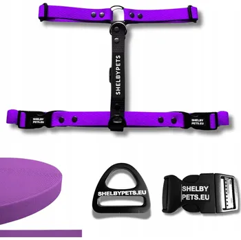 Postroj pro psa VODĚODOLNÉ POSTROJE PRO VELKÉHO PSA GUARD PVC BIOTHANE XXS A WOOFY HARNESS