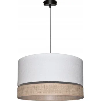 Závěsné stropní svítidlo STÍNÍTKO E27 40/22 cm BÍLÁ BOUCLE VENOSA RAFIE BOHO