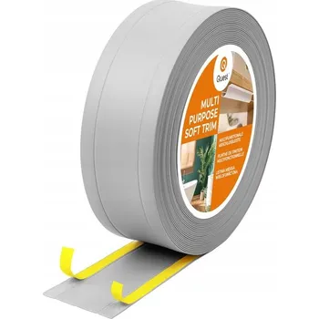 Podlahová lišta Lišta Quest PVC 1 x 75 délka 1500 cm šedá