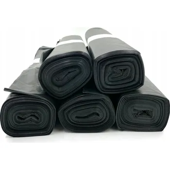 Pytle na odpadky Pytle na suť Černé pytle na zbytkový odpad 120l 10 ks