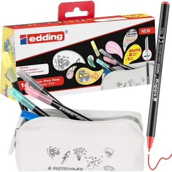Kreativní sada Edding popisovač edding 1200 pouzdro - 1200/14S