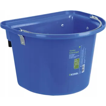 Krmítko Kerbl 12 l modré se závěsem a madlem