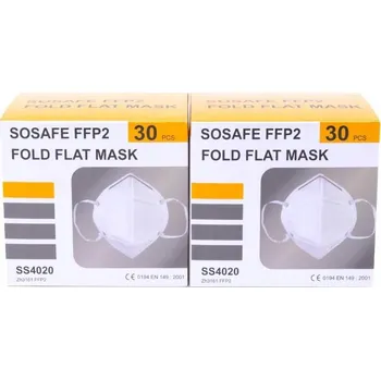 Pleťová maska Sosafe Masky Ochranná maska FFP2 - 1 x 10 Kusů