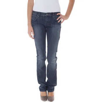 Dámské džíny Dámské rovné džíny PHARD modrá | bílá | šedá 3367622