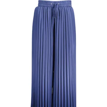 Dámské kalhoty Dámské modré plisované kalhoty GUESS GUESS JEANS modrá 3363368