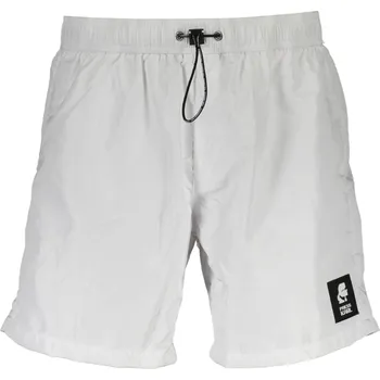 Pánské bílé plavkové kraťasy KARL LAGERFELD KARL LAGERFELD BEACHWEAR bílá 3359942