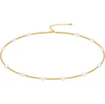 Olivie Stříbrný perlový náhrdelník GOLD 9702 ≤6 g.