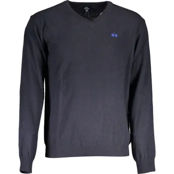 Pánský svetr Pánský svetr La Martina s výstřihem do V La Martina modrá 3366927