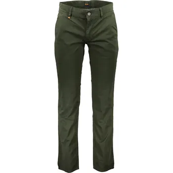 Pánské kalhoty HUGO BOSS Boss zelená 3363716