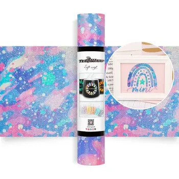 Samolepící dekorace TeckWrap Glitter Brush - Watercolor Spots Velikost: 30,5 x 30 cm