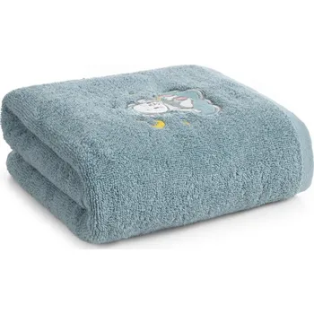 Dětský ručník s medvídkem 50 x 90 cm - modrý