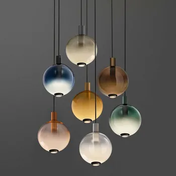 OLEV LED závěsné světlo BEAM STICK NUANCE, hnědá, Ø 20 cm, 927 hnědý 2 x 4,3 W LED - Doprava zdarma