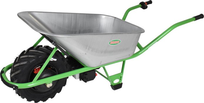 Motúčko STANDARD KLASIK - elektrické kolečko Pozinkovaná korba 100 l Standardní rám Pneumatika 16 cm