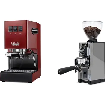 Kávovar Gaggia Classic E24, red + Eureka Mignon Libra 65 All Purpose,…