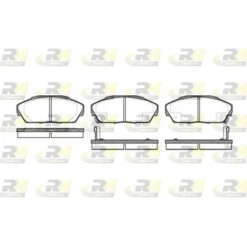 Brzdová destička Klocki hamulcowe 20067, 2323.02