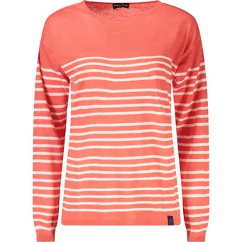 Dámský svetr Dámský červený svetr s pruhy North Sails bílá | červená 3358377