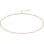 Olivie Stříbrný perlový náhrdelník ROSE 9703 ≤6 g.